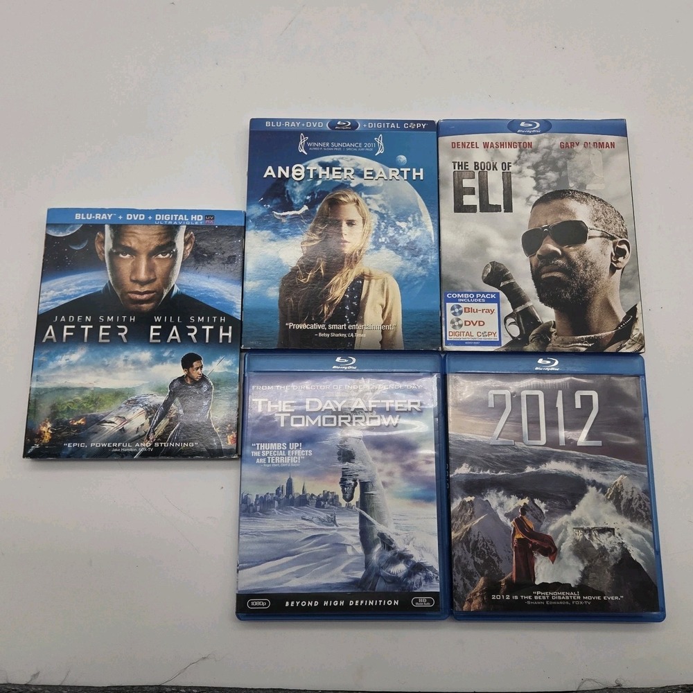 Another Earth After Tomorrow Book Of Eli 2012 Roland BLU-RAY LOT Brit Marling